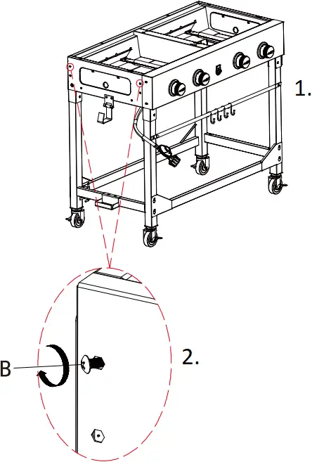 Royal Gourmet GD402 - Assembly 6