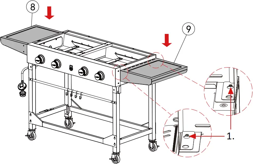 Royal Gourmet GD402 - Assembly 7