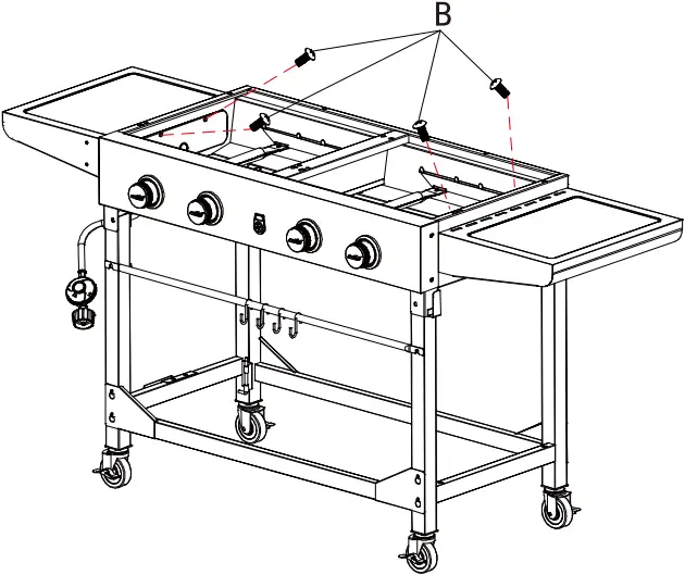 Royal Gourmet GD402 - Assembly 9