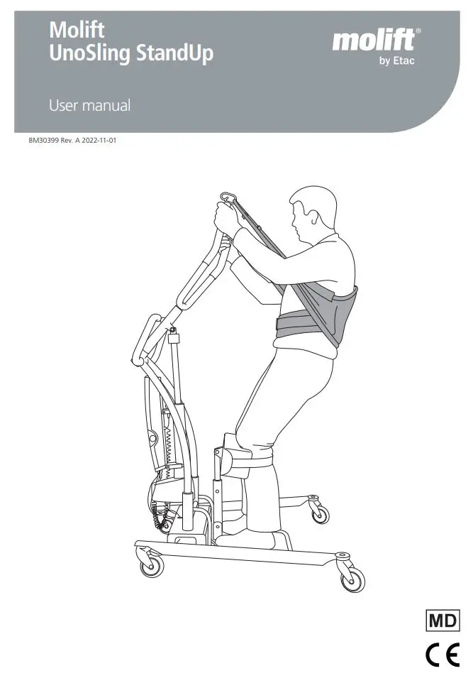 BM30399 Molift Uno Sling Stand Up User Manual