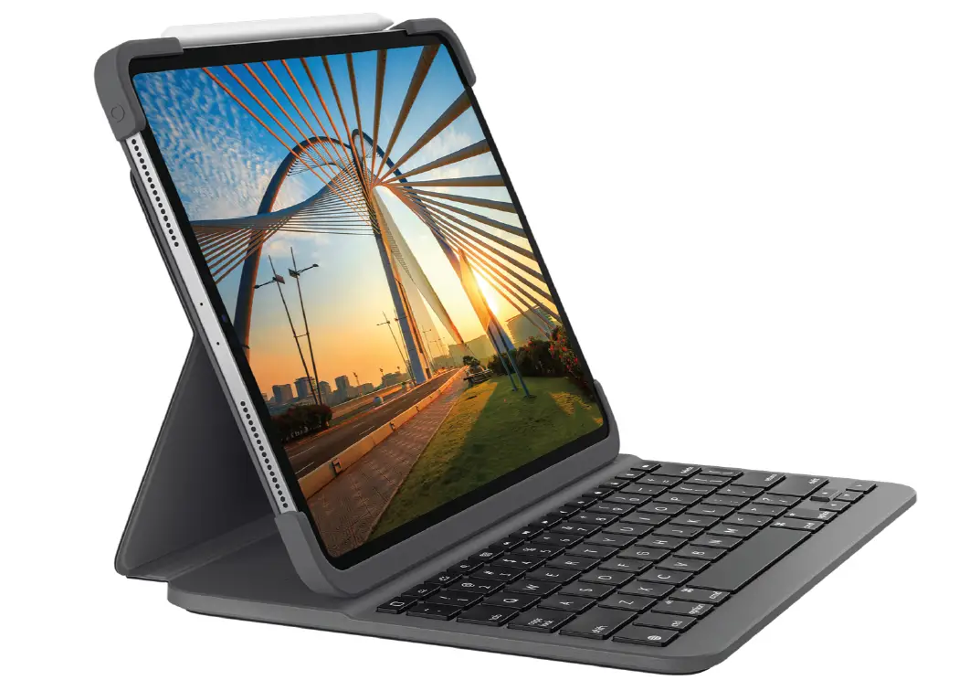 logitech 920-009676 Slim Folio Pro Graphite Bluetooth Nordic-PRODUCT