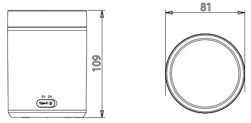 Easy Home EMW001 Portable Bottle Warmer - Product Parameters