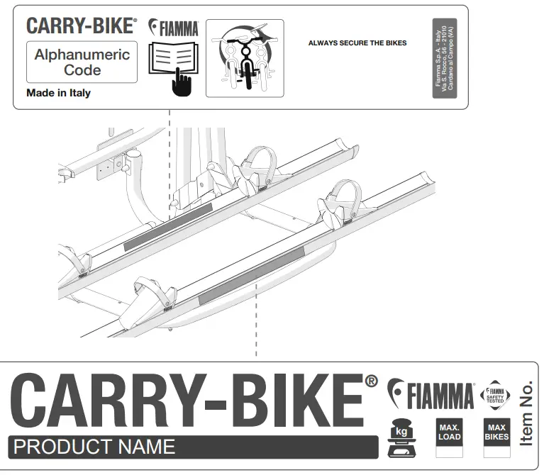 FIAMMA 02096-43 Carry Bike Lift 77 - fig 11