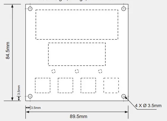 PPI OmniX BTC Open Frame Dual Set Point Temperature Controller - Display Board 1
