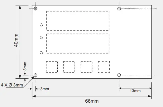 PPI OmniX BTC Open Frame Dual Set Point Temperature Controller - Display Board