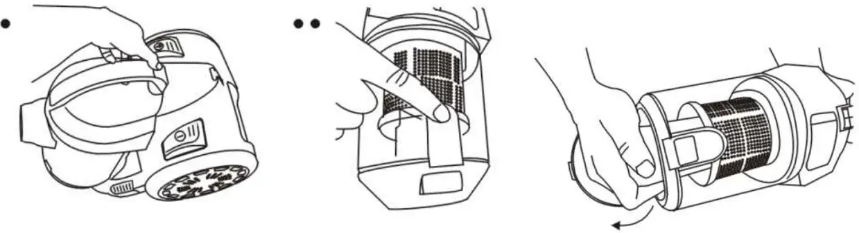 Livoo DOH105 Bagless Multi Cyclonic Vacuum Cleaner - Dust-cup