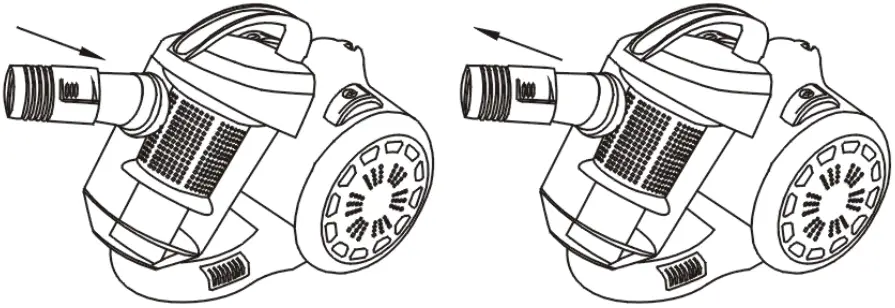 Livoo DOH105 Bagless Multi Cyclonic Vacuum Cleaner - floor brush