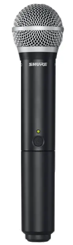 SHURE BLX2-PG58-J11 Handheld Wireless Transmitter with PG58 Vocal Microphone