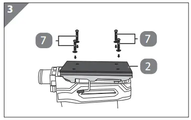 Mounting the sanding plate