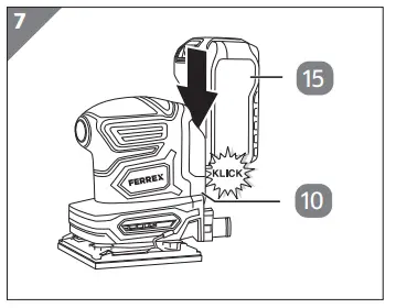 Inserting the battery