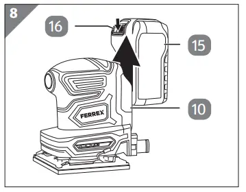 Extracting the battery