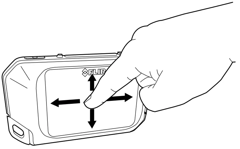 FLIR C2 Compact Thermal Camera - Navigating