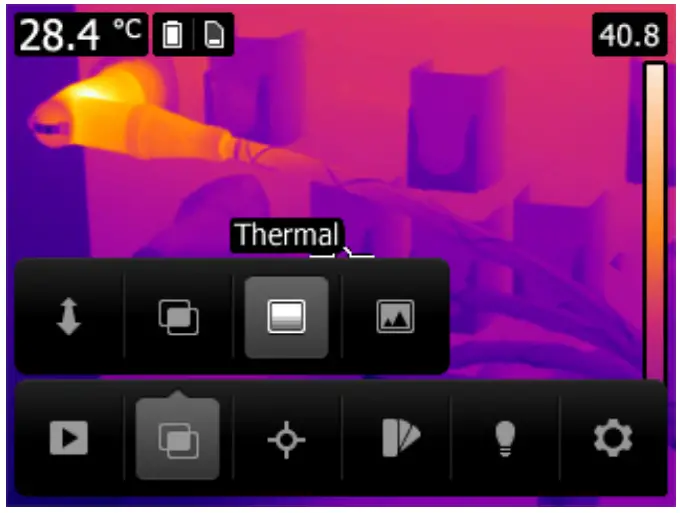 FLIR C2 Compact Thermal Camera - infrared image