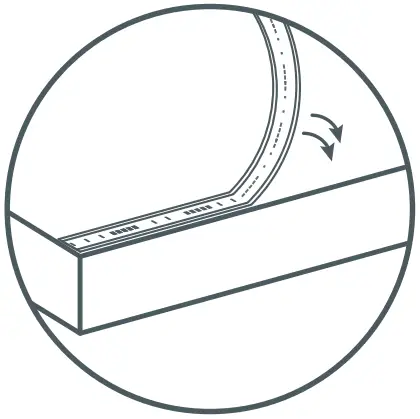GE CYNC LED Smart Light Strip - Damage Walls