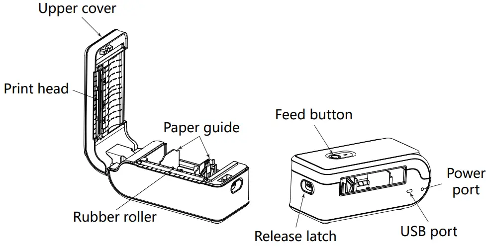 BEEPRT C10 Series Thermal Label Printer - Appearance