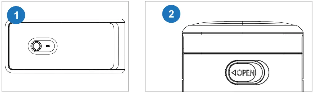 BEEPRT C10 Series Thermal Label Printer - feed label