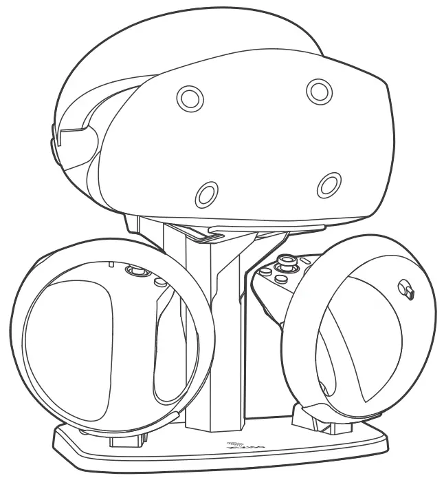 NEXIGO 2517 Controllers Charging Dock with LED Lighting