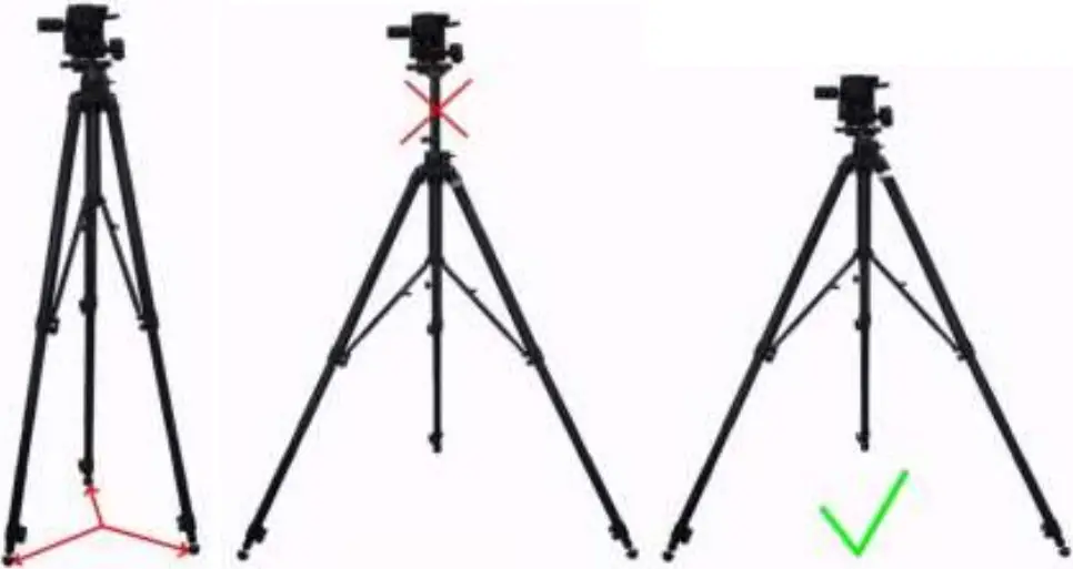 Installation of the camera