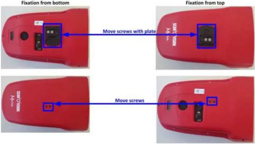 Installation of the camera