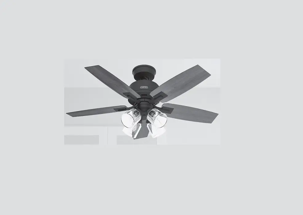 Hunter 52427 4 Lights Ceiling Fan Instruction Manual