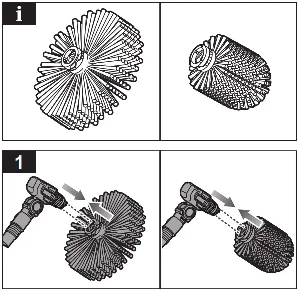 RYOBI R18BRU10 18V ONE EZ REACH Gutter Brush Attachment - Product Overview 13