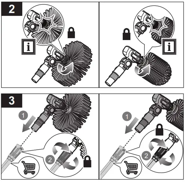 RYOBI R18BRU10 18V ONE EZ REACH Gutter Brush Attachment - Product Overview 14