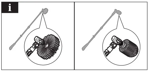 RYOBI R18BRU10 18V ONE EZ REACH Gutter Brush Attachment - Product Overview 15