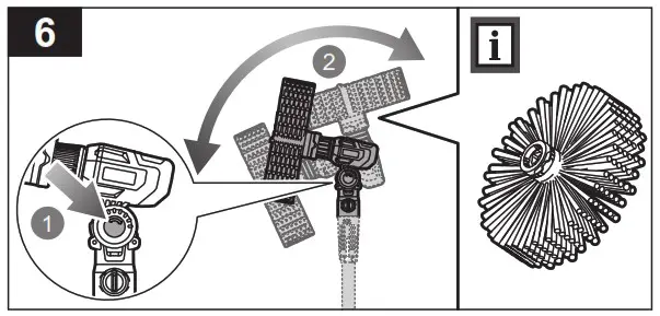 RYOBI R18BRU10 18V ONE EZ REACH Gutter Brush Attachment - Product Overview 18