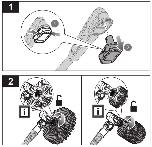 RYOBI R18BRU10 18V ONE EZ REACH Gutter Brush Attachment - Product Overview 22