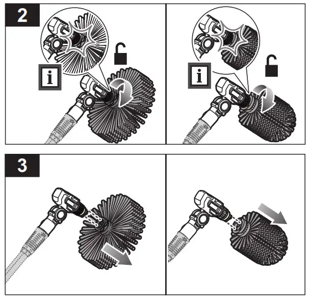 RYOBI R18BRU10 18V ONE EZ REACH Gutter Brush Attachment - Product Overview 27