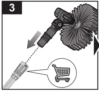 RYOBI R18BRU10 18V ONE EZ REACH Gutter Brush Attachment - Product Overview 5