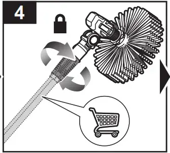 RYOBI R18BRU10 18V ONE EZ REACH Gutter Brush Attachment - Product Overview 6