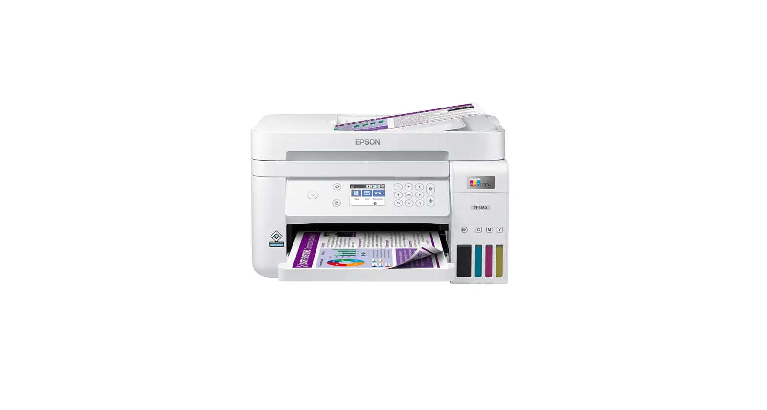 Epson Ecotank Et-3850 Wireless Printer With Scanner User's Guide