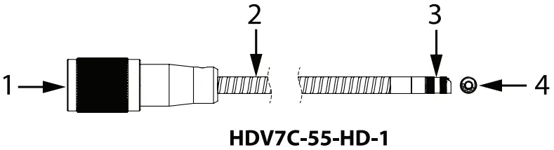 EXTECH HDV7C 55 HD 1 Camera Probes - Camera Probe