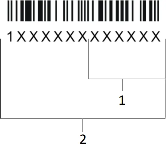DINAN D440-0133 - Bar Code Example