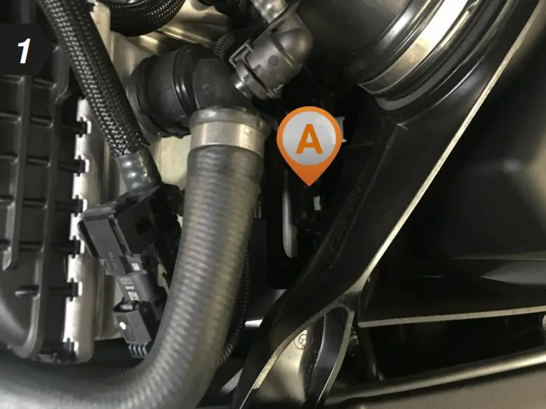 DINAN D440-0133 - Connection to turbo boost pressure sensor