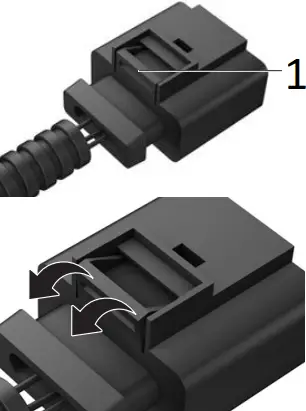DINAN D440-0133 - Detaching the connector correctly 2
