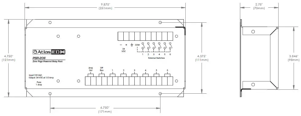AtlasIED-PSR-206-Zone-Page-Powered-Relay-Pack-fig-2