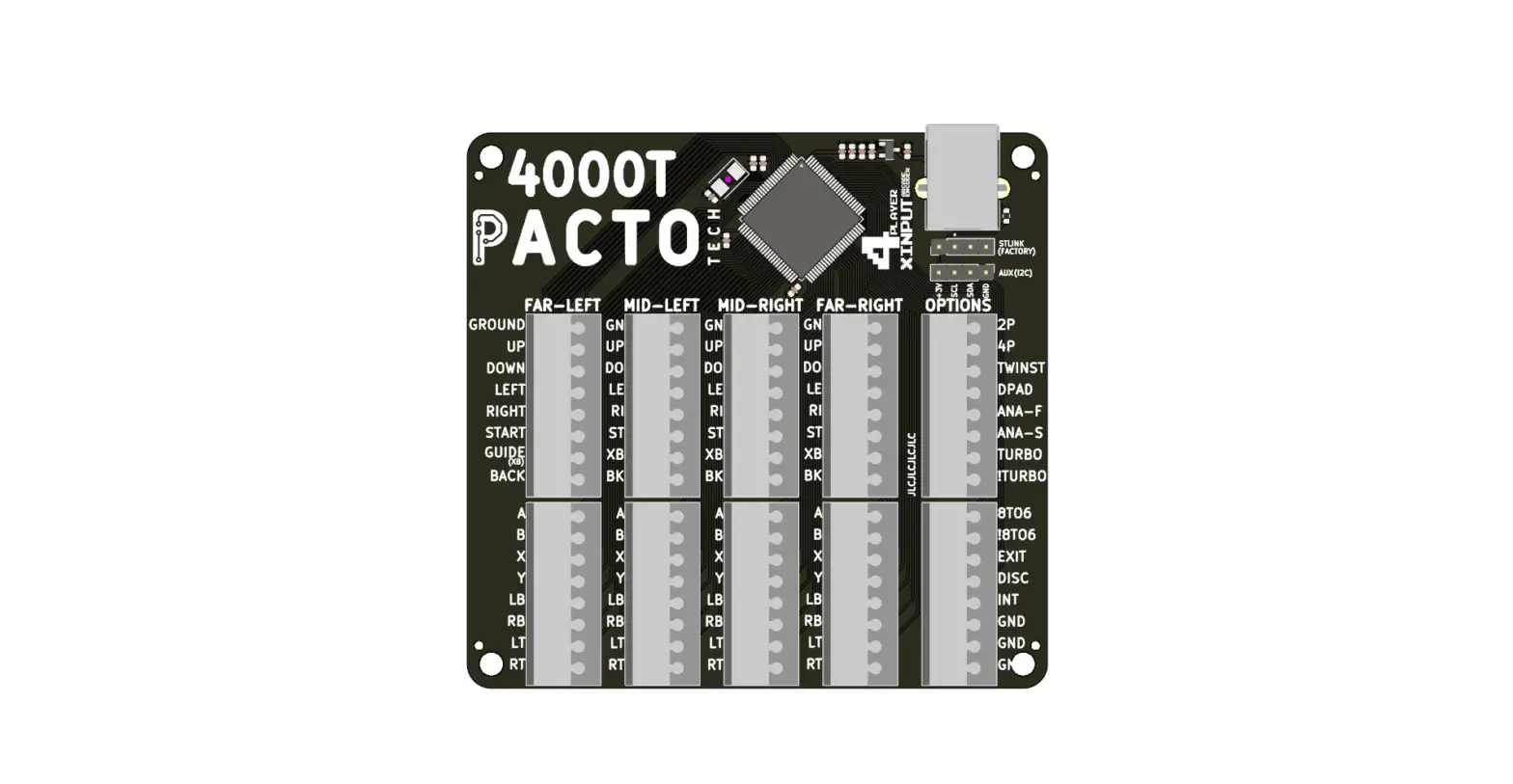 Pacto 4000t 4 Player Control Interface User Manual Pacto 4000t 4 Player Control Interface User Manual