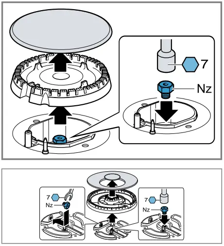 BOSCH PCR7A.B9.A, PCS7A.B9.A Built In Gas Hob - guarantee the seal