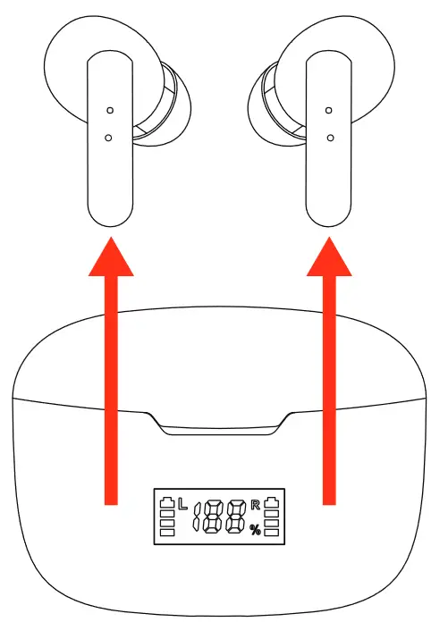 BLAUPUNKT BTW15 Truly Wireless Earbuds - charging 1