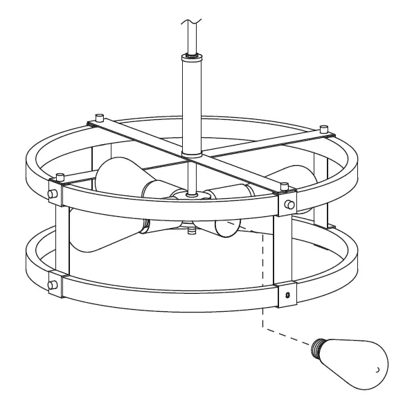 YOUKAIN-HDLP-51114-Light-Pro 18-Inch-4-Light-Matte-Black-Farmhouse-Style-Drum-Pendant-FIG- (13)