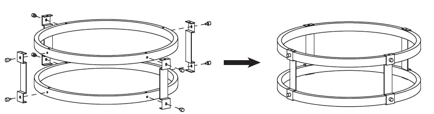 YOUKAIN-HDLP-51114-Light-Pro 18-Inch-4-Light-Matte-Black-Farmhouse-Style-Drum-Pendant-FIG- (4)
