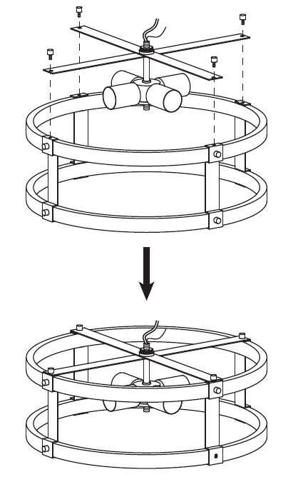 YOUKAIN-HDLP-51114-Light-Pro 18-Inch-4-Light-Matte-Black-Farmhouse-Style-Drum-Pendant-FIG- (5)