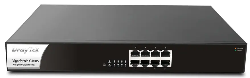 DrayTek VigorSwitch G1085 Web Smart Gigabit Switch