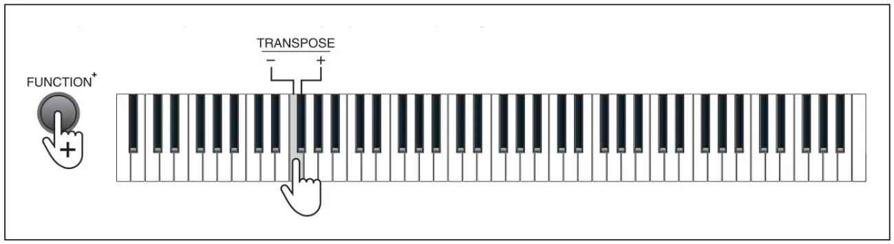 Schubert 10034897 Piano Keyboard - Transpose