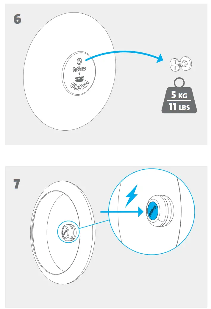 fatboy Oloha Trio LED Battery Light and Shell - fig4