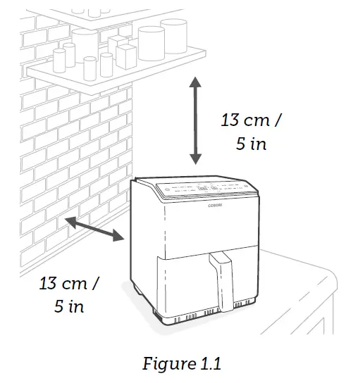 COSORI CAF-P583S-KTR Hot Air Fryer 6