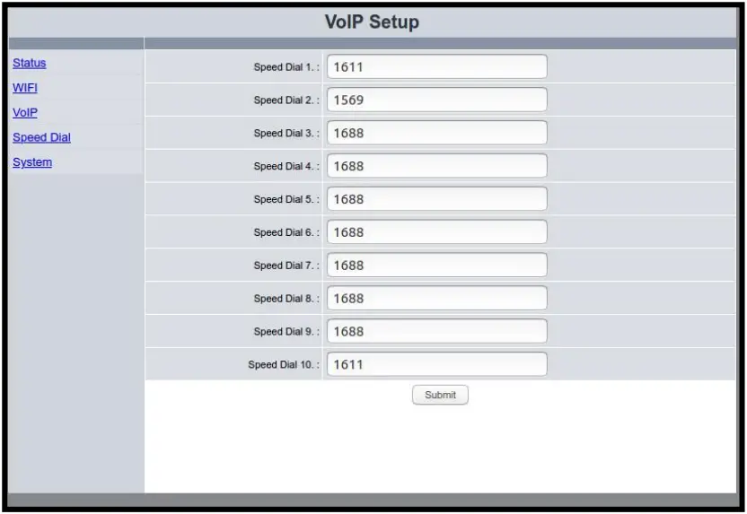 AEI VR-3X00 Wi-Fi Handset Phone A10