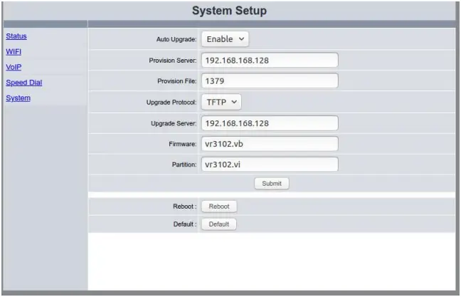AEI VR-3X00 Wi-Fi Handset Phone A11